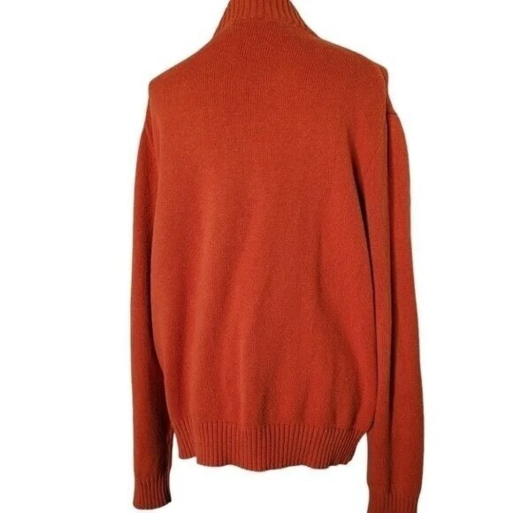 POLO Ralph Lauren Vintage‎ Orange 1/4 Zip Sweater